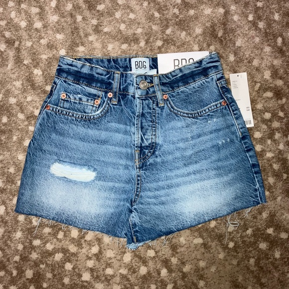 NWT BDG Summer Cutoff Shorts size 24 Urban Outfitters - Picture 1 of 3